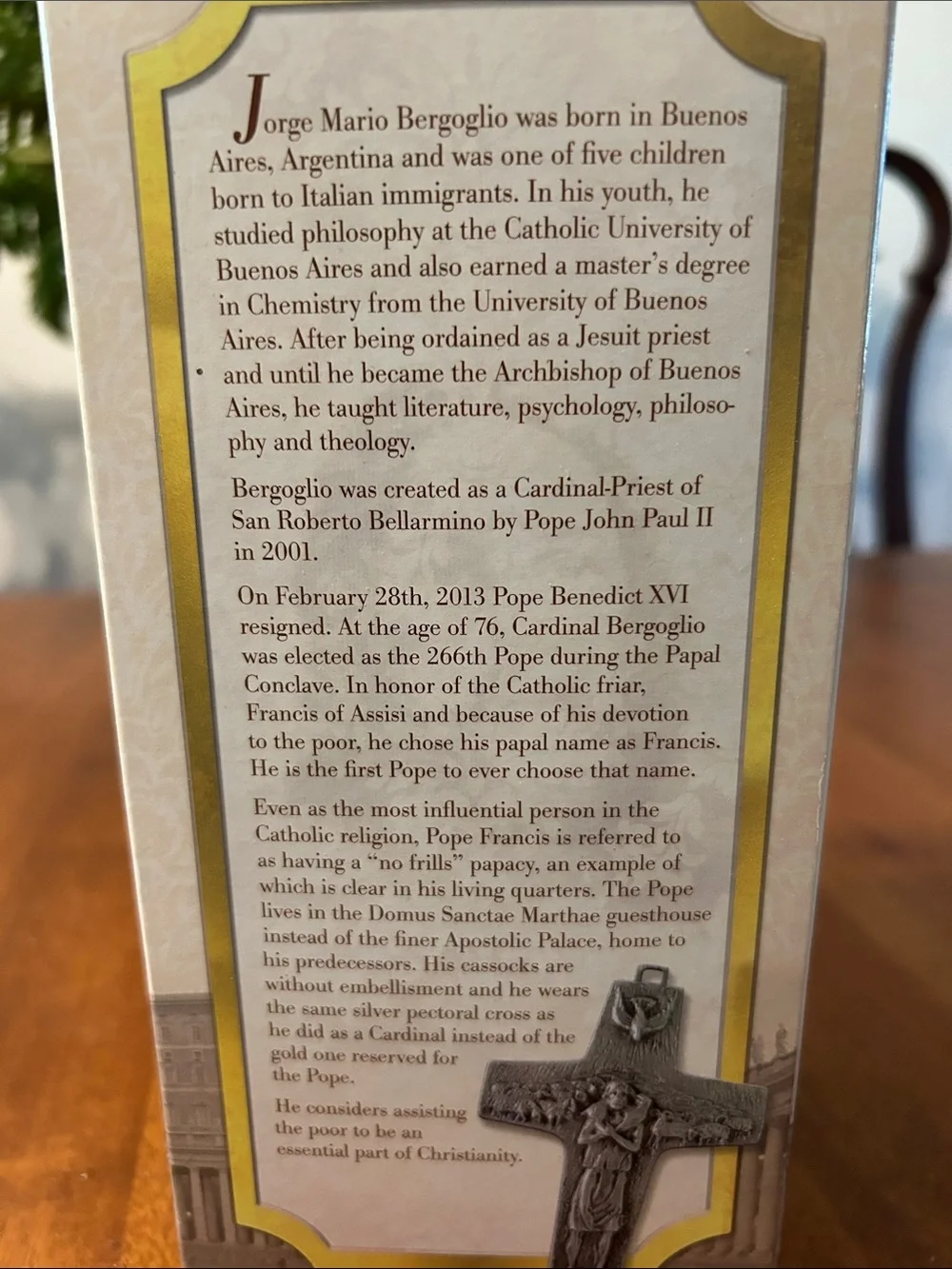 Pope Francis Royal Bobbles Bobblehead Limited Edition 2015 New NIB